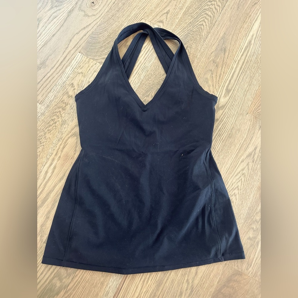 Black Halter Top